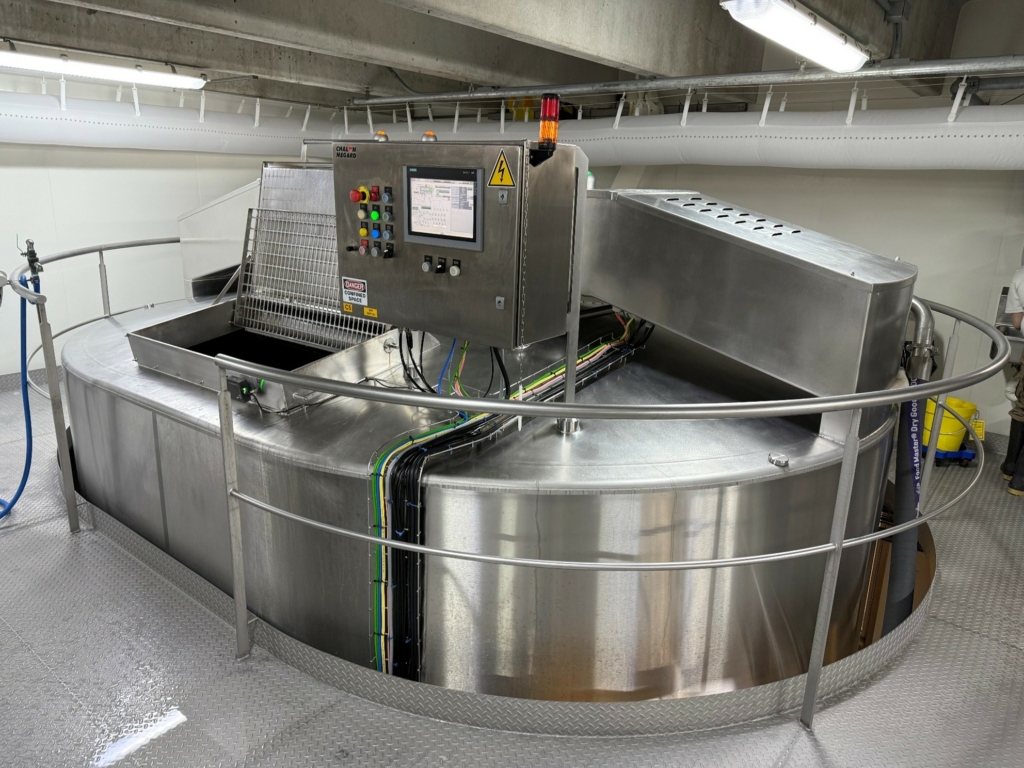 Cuve double O fermée en fromagerie