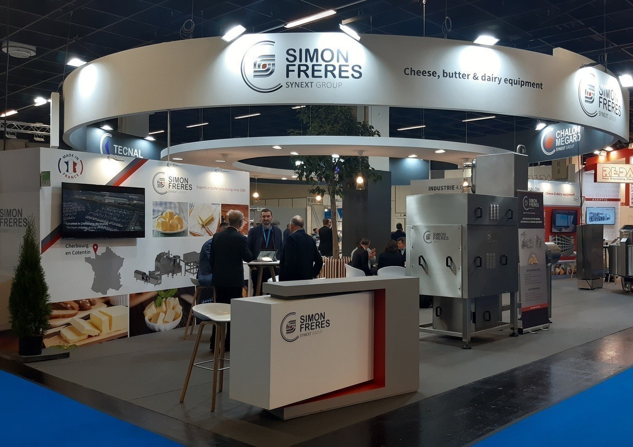 Le stand Simon Frères sur un salon professionnel
